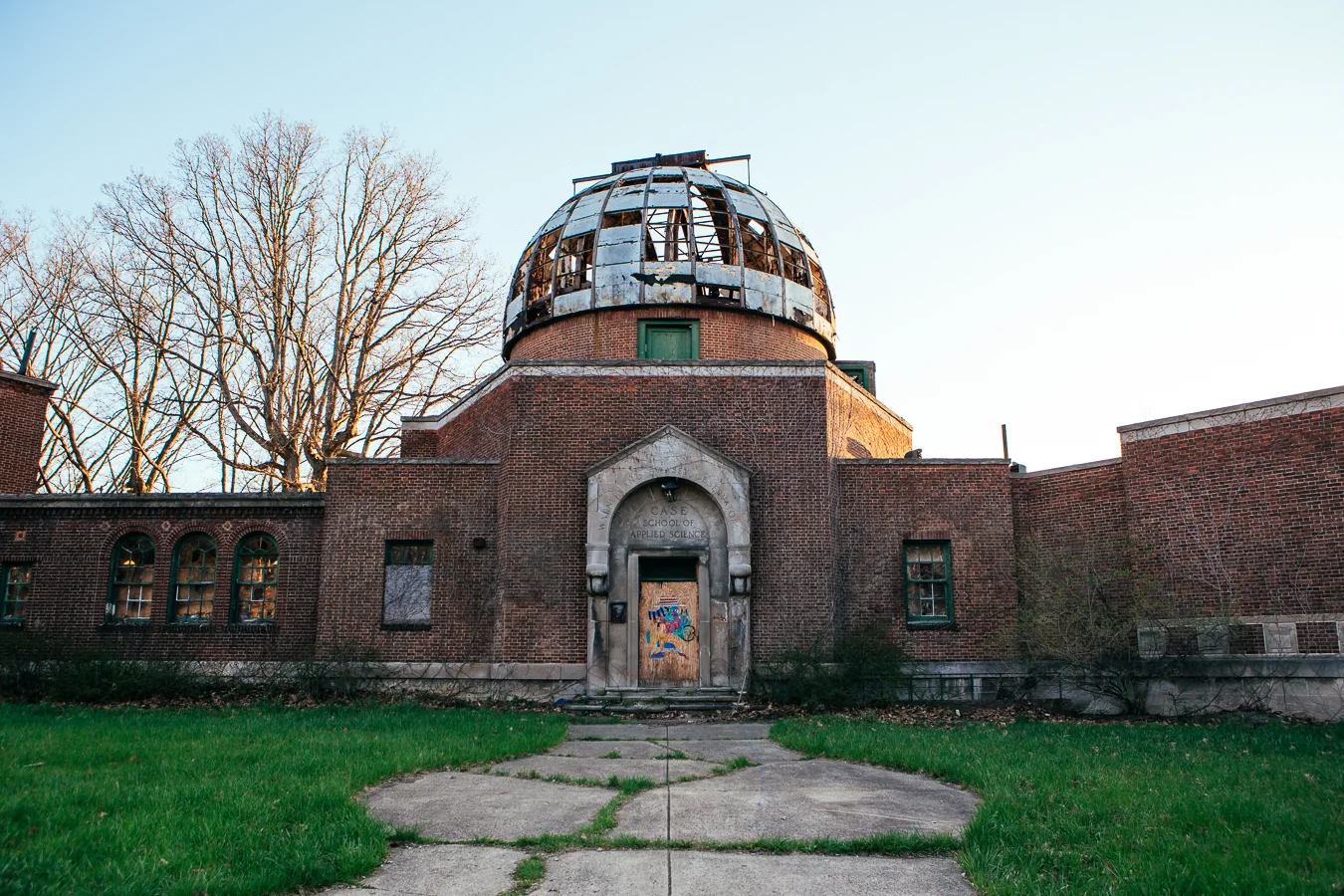 The observatory was in use until the 1950's until Cleveland grew so large the light pollution rendered it useless.