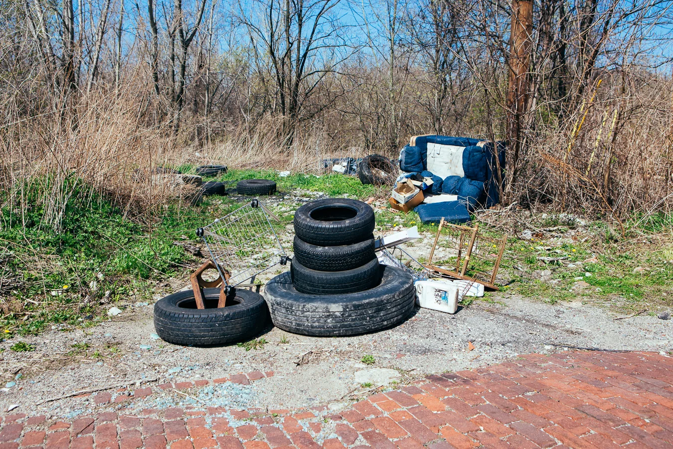 A dump, or street art installation?