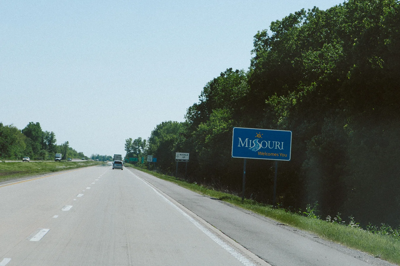 Another quick pass through Missouri and over the mighty Mississippi River one more time.