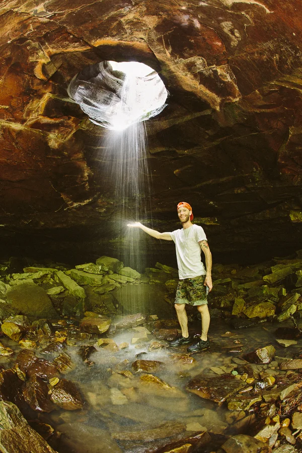 They call this place&nbsp;"Glory Hole Falls".&nbsp;