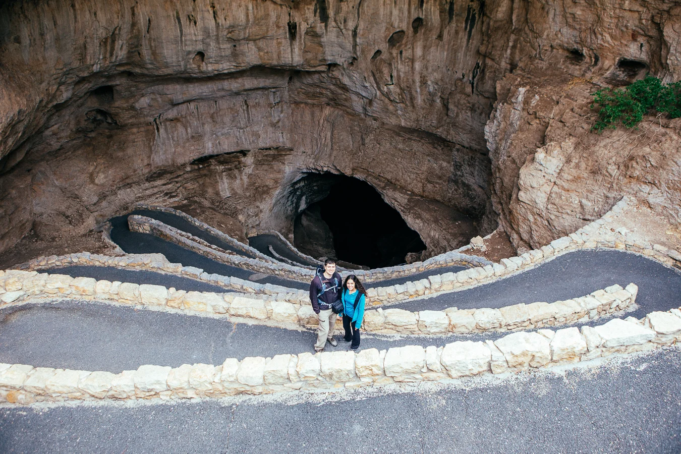 Along these switchbacks I met this cool couple. I took a photo for them with their camera, then snapped this one for my story. ...I got a little jealous of them having a each other as a travel companion, exploring solo gets lonely sometimes.