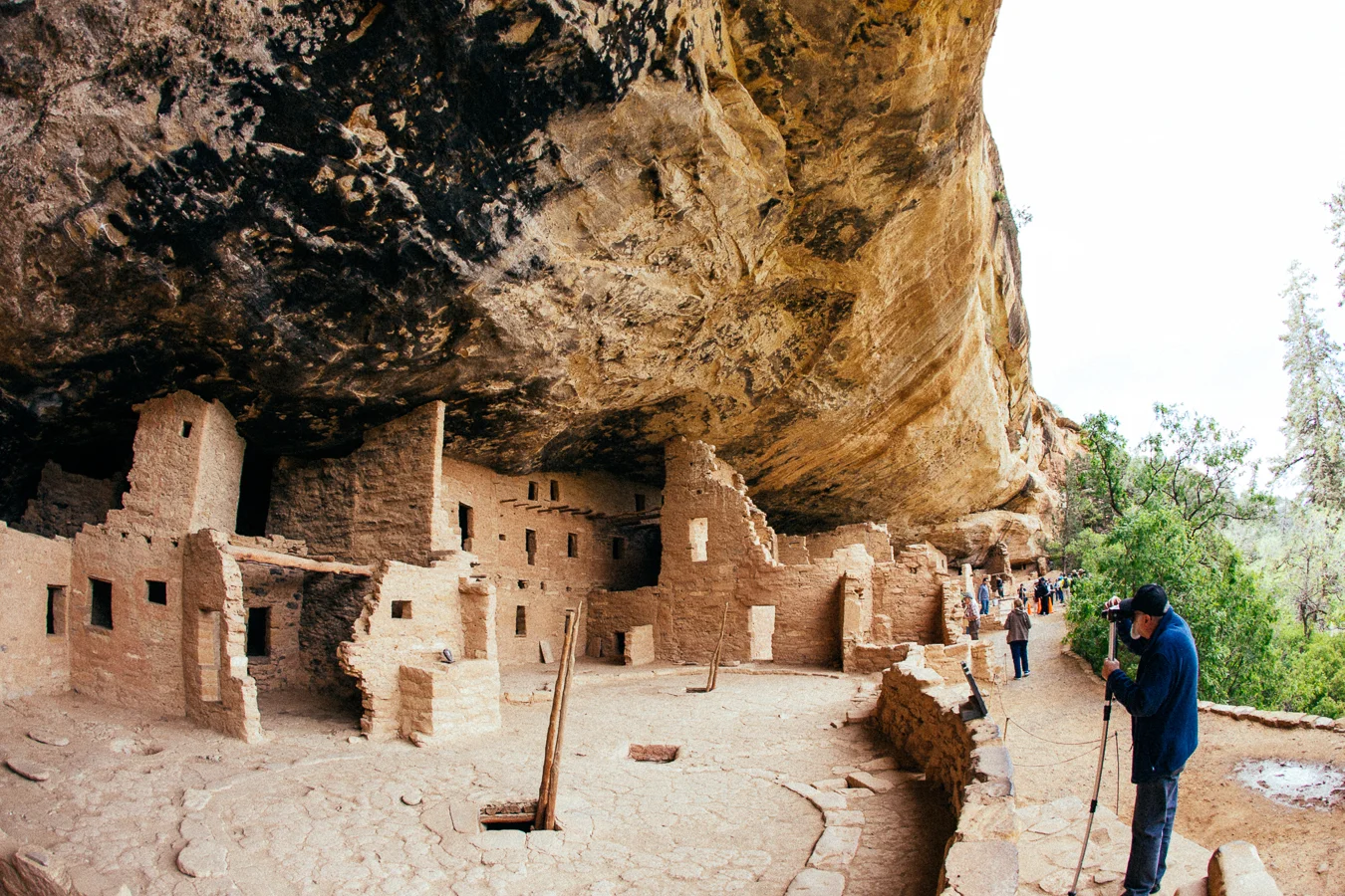 The Cliff Dwellings are a genius design. ...except for if there was an earthquake!