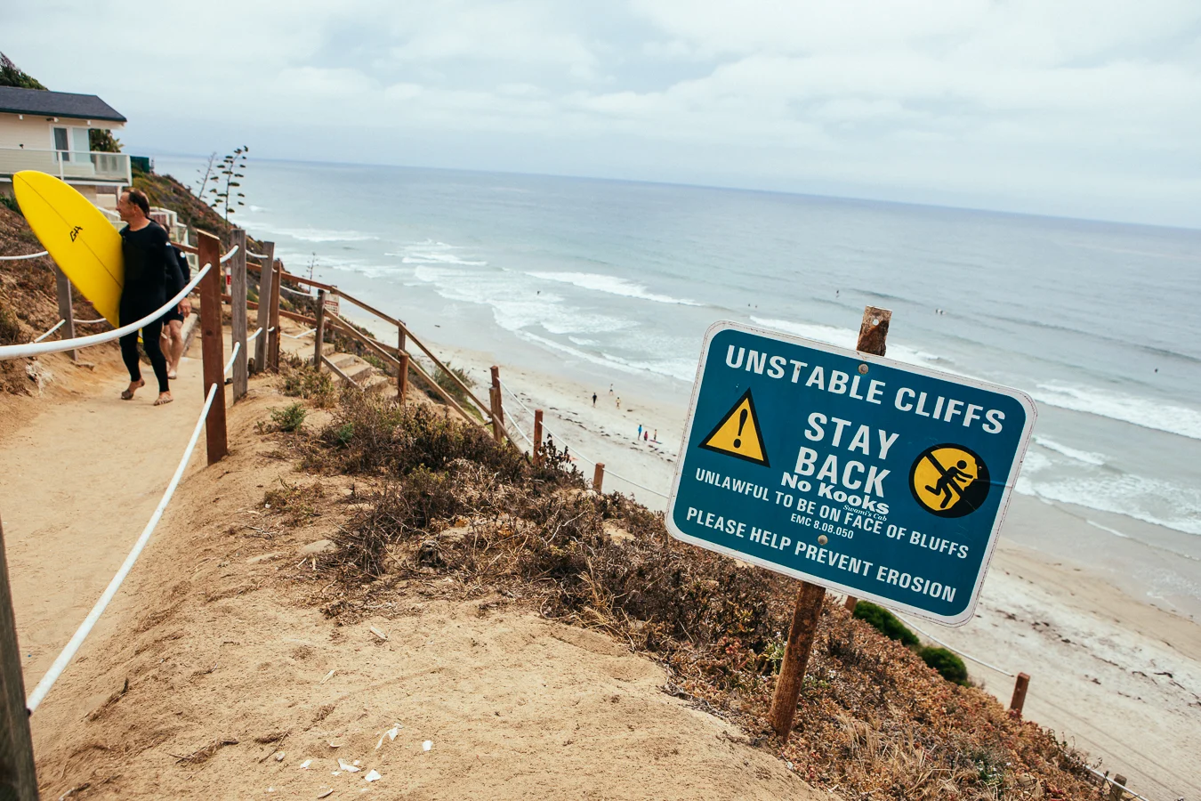 When getting back to Encinitas I drove straight to my local beach, Beacons.