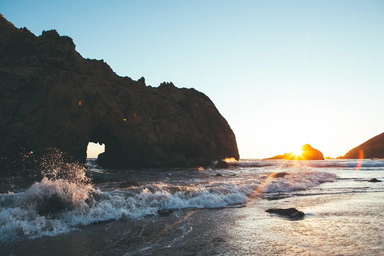 During a brief part of the year, the earth aligns so the sun sets directly behind this keyhole. I'll be back in a few months for that one if you want to join.