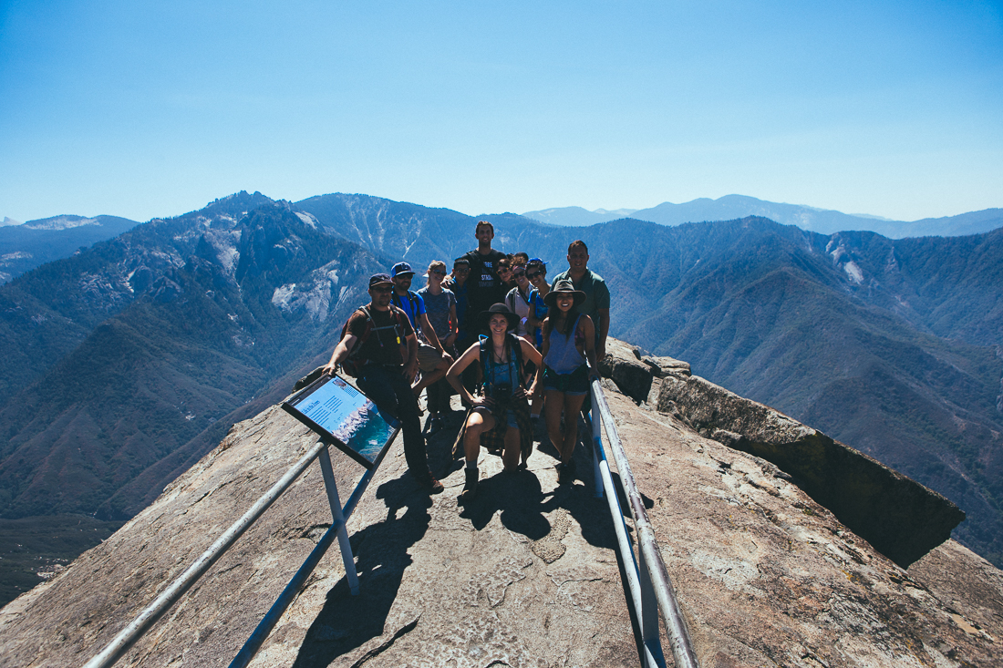 Squad on top of a 1000' drop, yo.