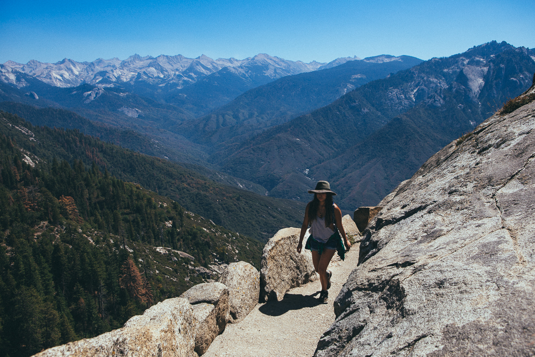 The hike up Moro Rock is short, but still as rewarding as some crazier hikes .