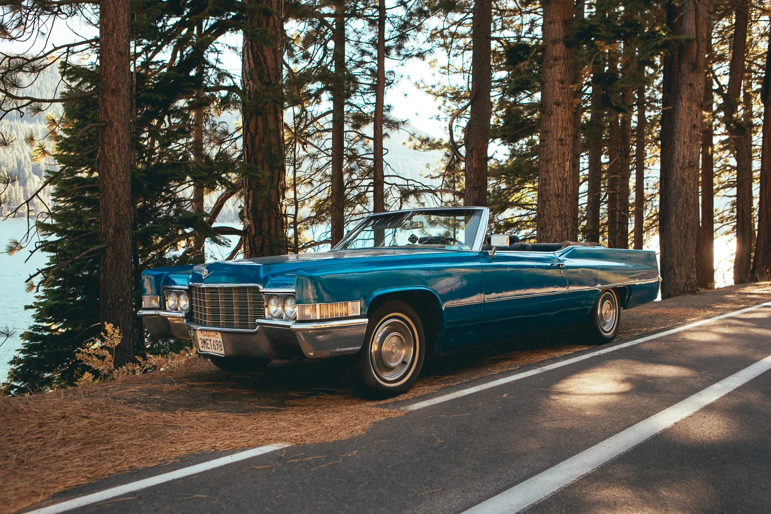 Somebody was going for a nice little cruise around Donner Lake.