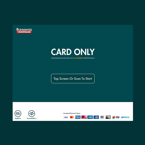   Case study  - Bunnings self service checkout ⟶ 