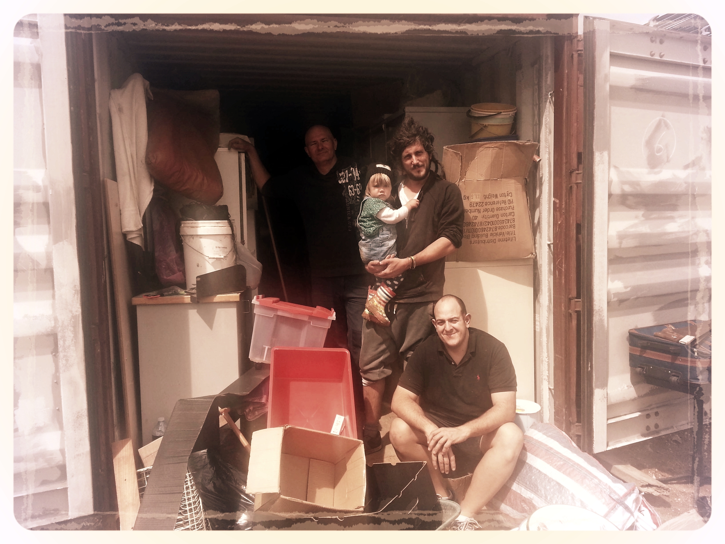 The 3 main guns of our container operation, Pete, Steve and Mark have given up countless days, weeks, maybe even months on packing packing and more packing!