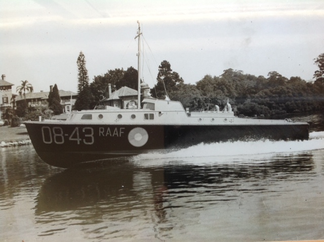 Halvorsen 38' built for the RAAF. 1945. Powered by twin Chrysler Royals.