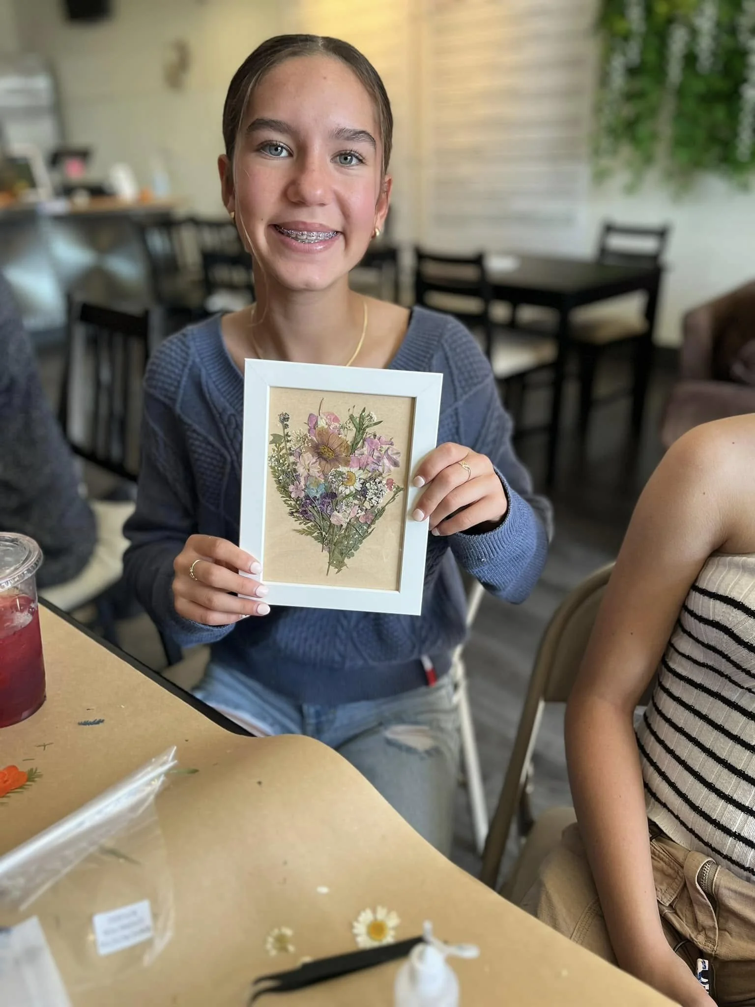 1/11 Pressed Flowers Workshop 1PM