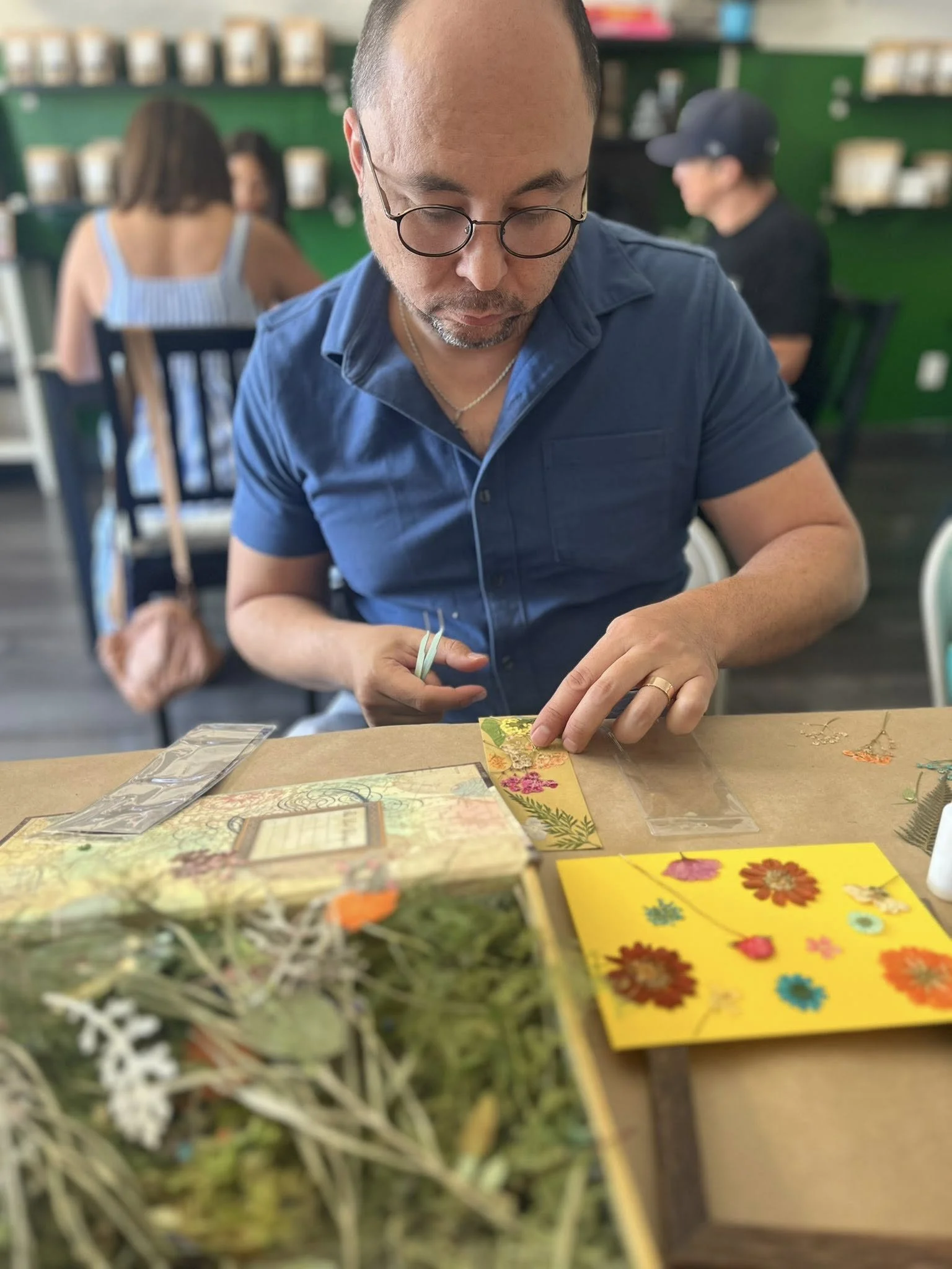 2/22 Pressed Flowers Workshop 1PM