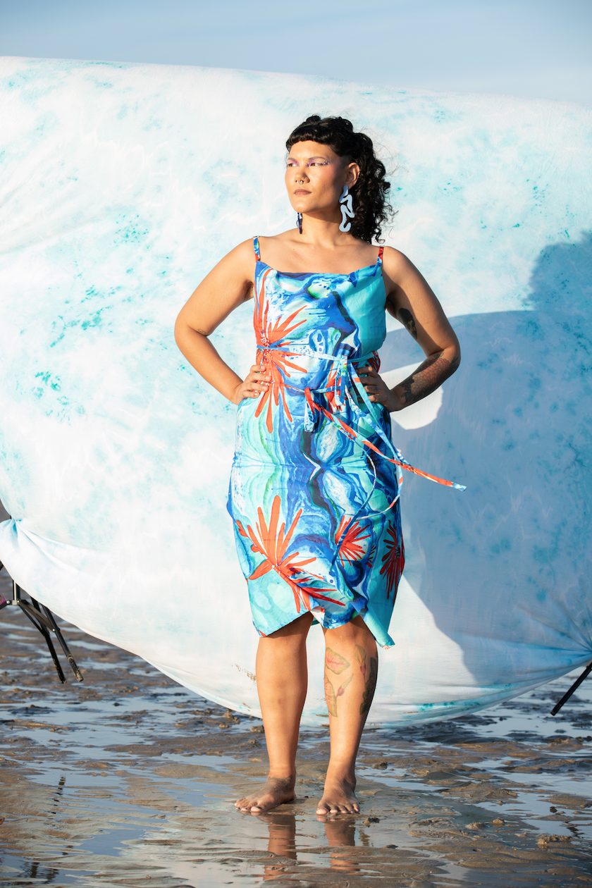 cowl neck beach dress Cowl Neck Polka Dot Long Summer Dress  FancyVestido