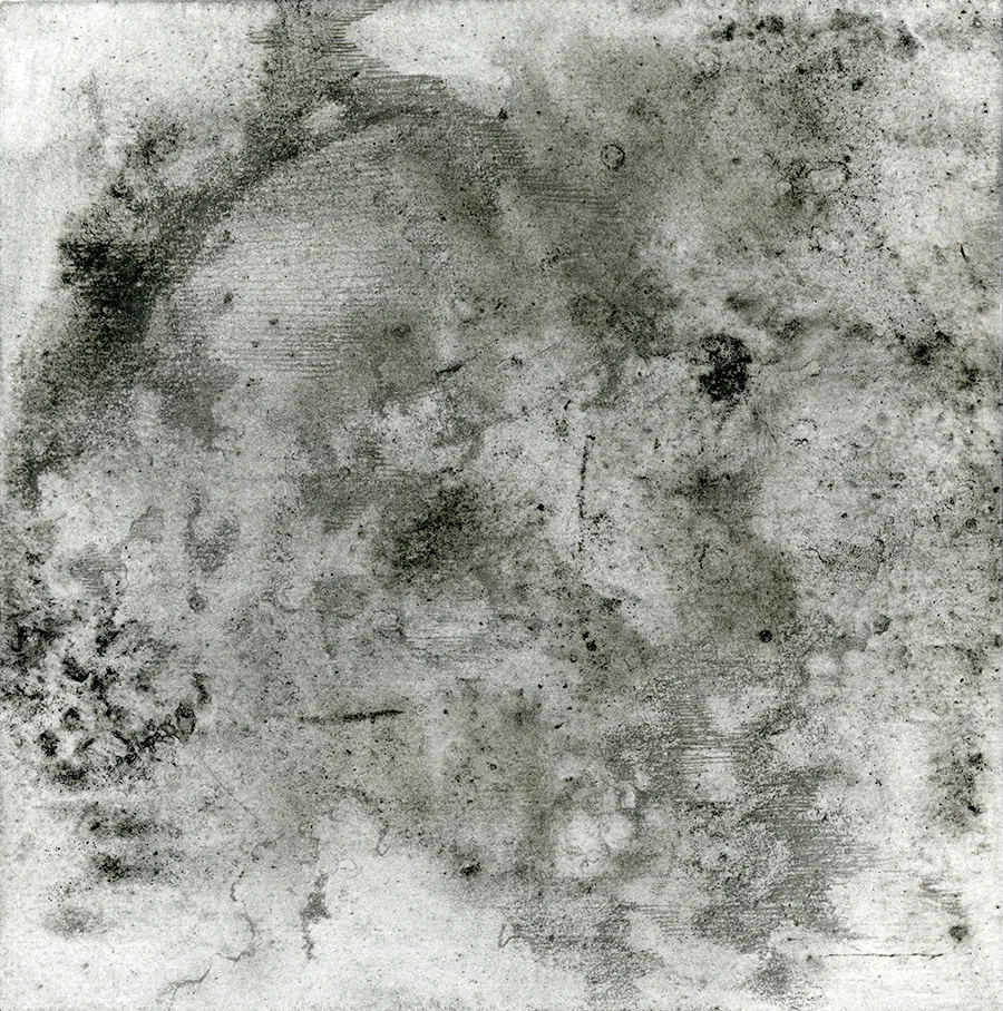 Moon Mixed Media Transfer and Pencil on handmade paper 2018.jpg