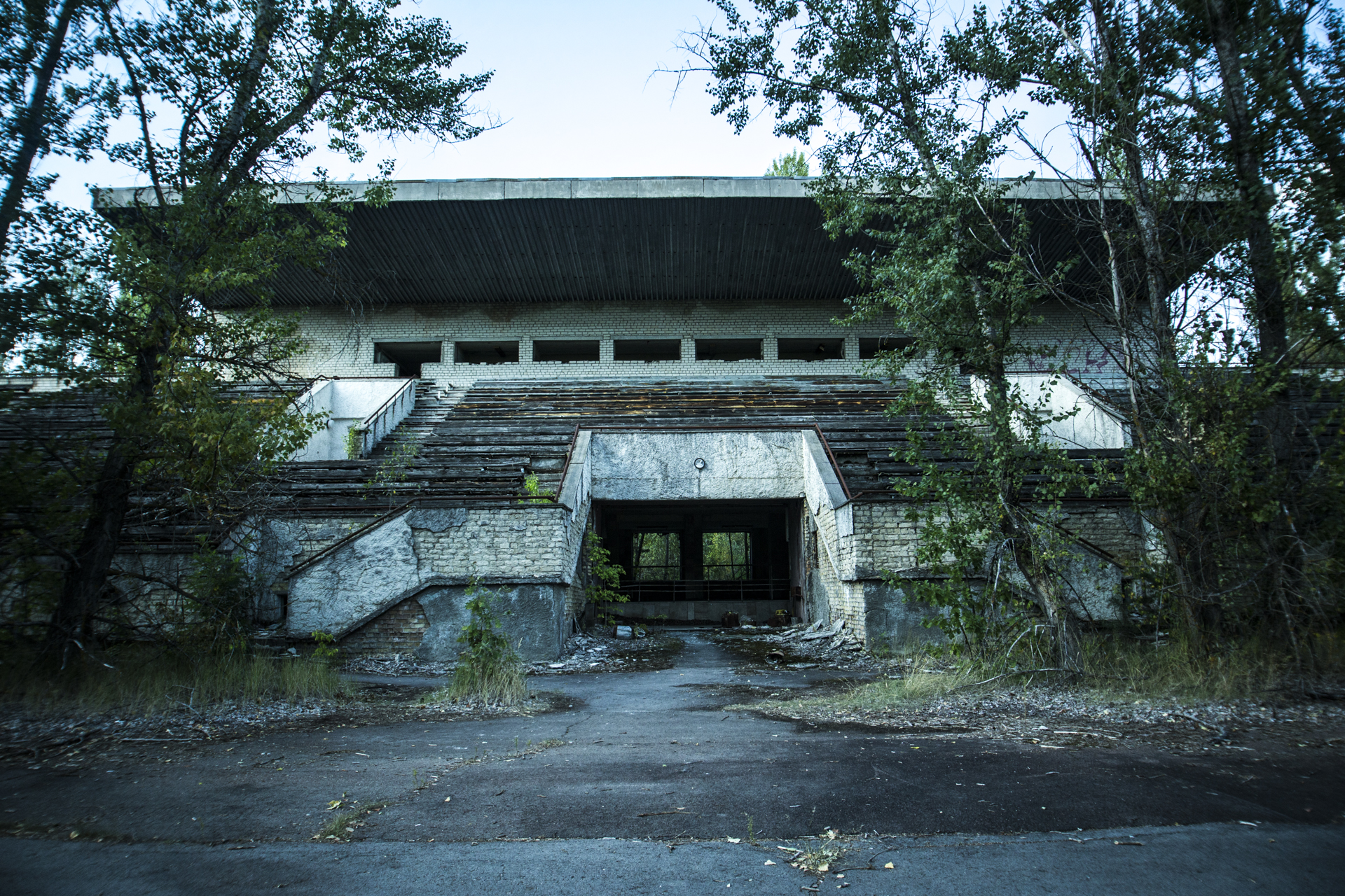  The stadium in Pripyat was one of several attractions that never reached completion before disaster struck. 