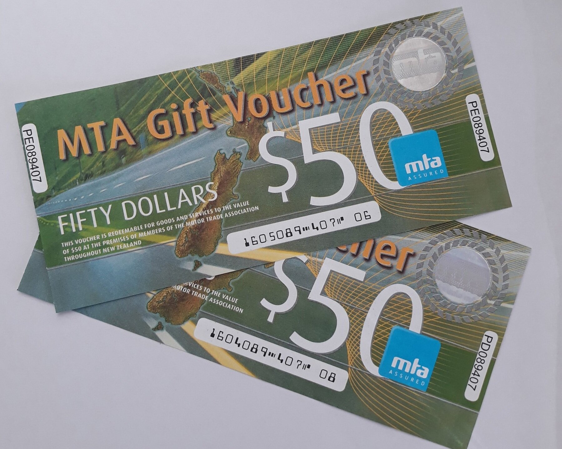 $100 MTA Fuel Voucher