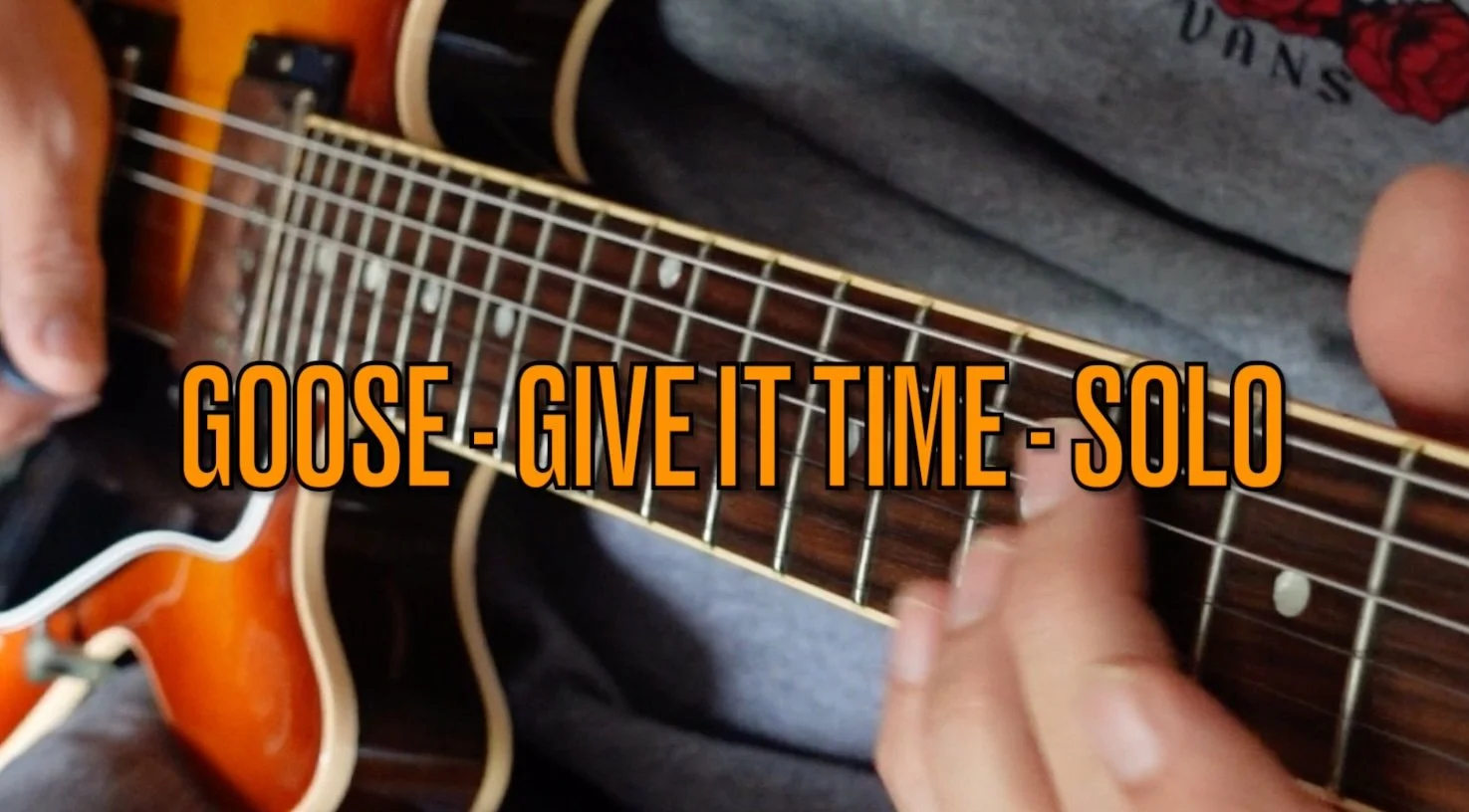Goose - Give it Time - Guitar Solo TAB/ Notation