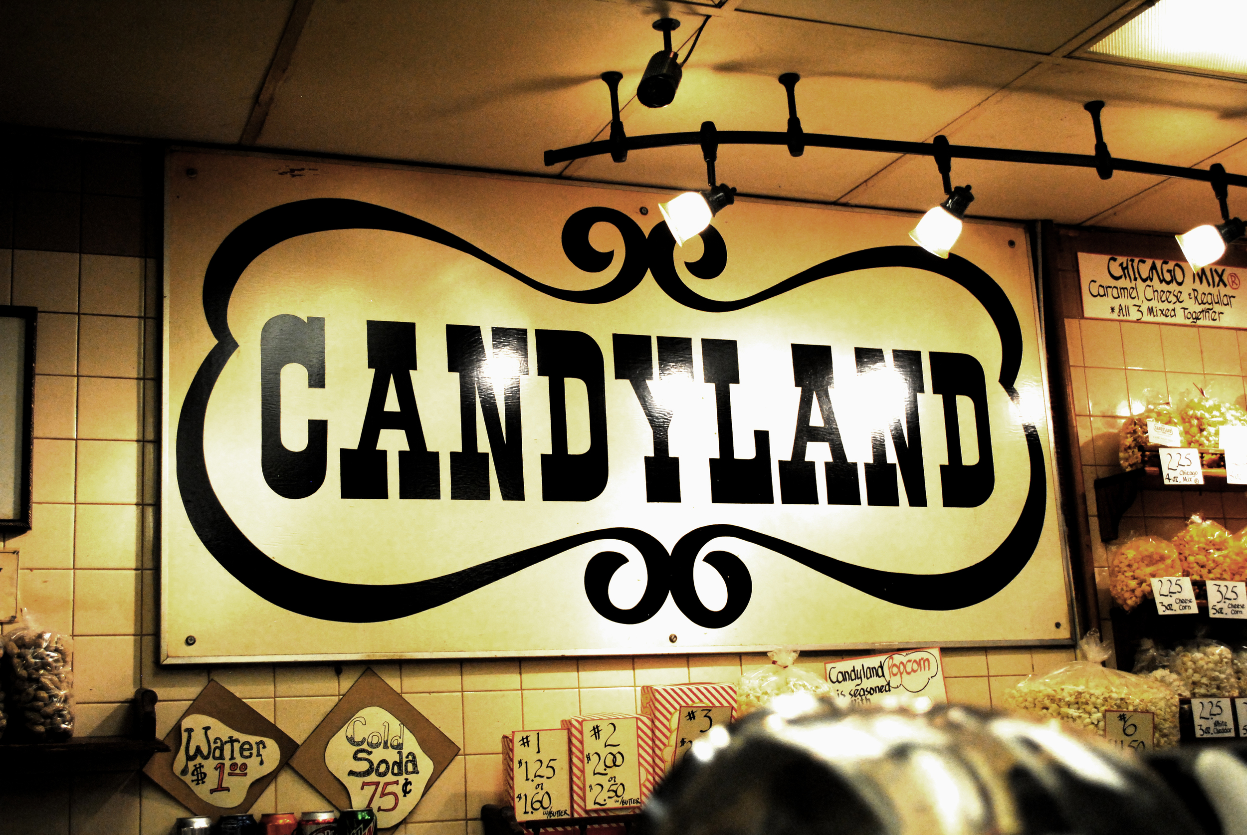 Candyland Sign from Downtown St. Paul.