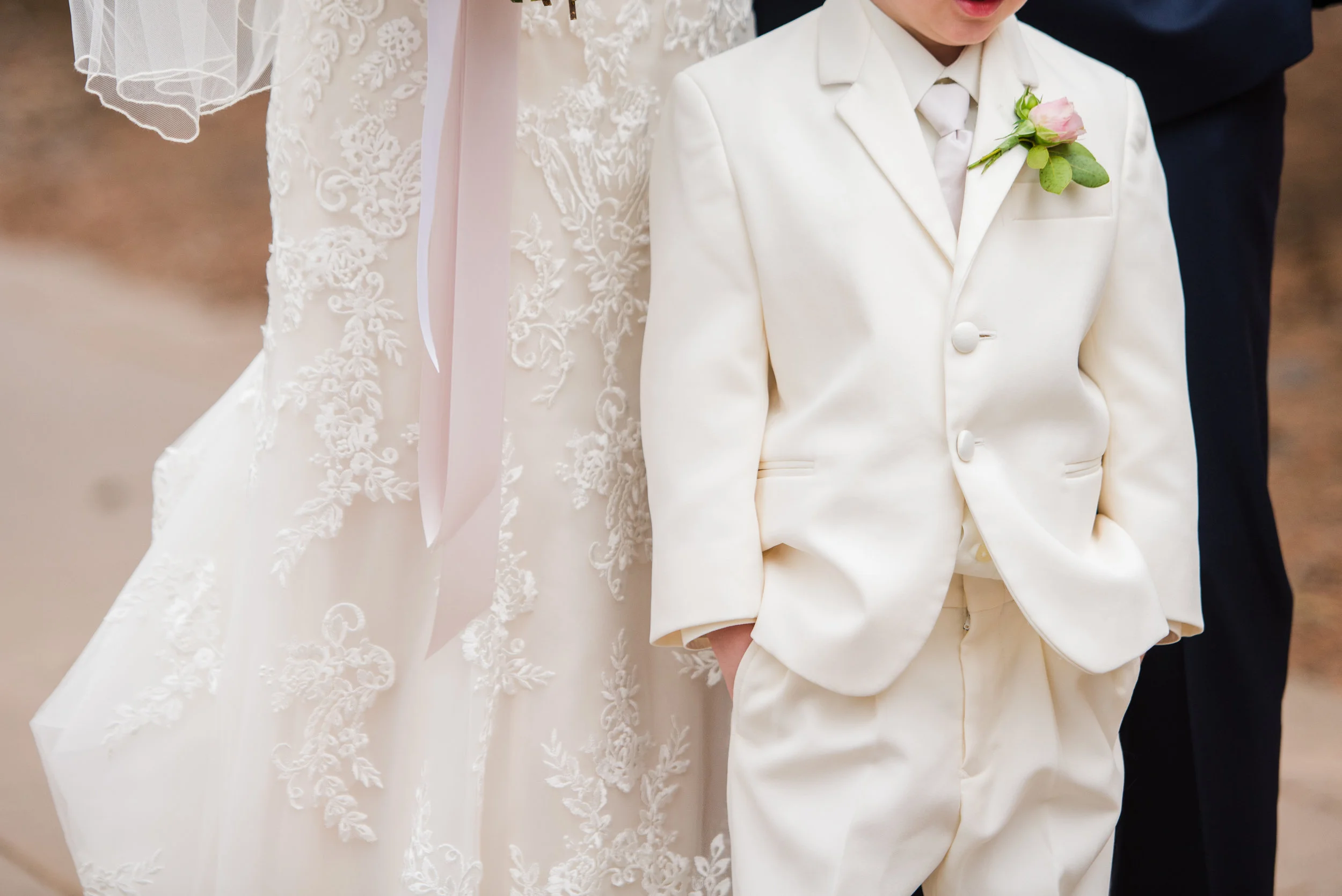 When Should The Ring Bearer & the Flower Girl be ready for photos?