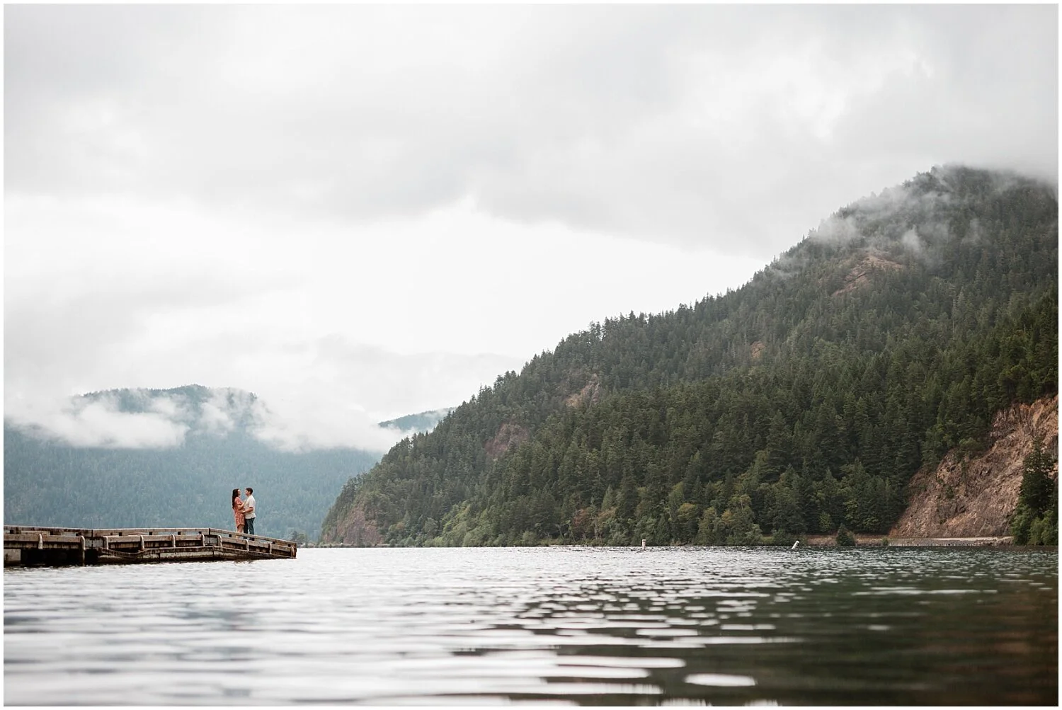 Lake Crescent Engagement Photography |  Christy &amp; Micheal | Washington Engagement Photographer
