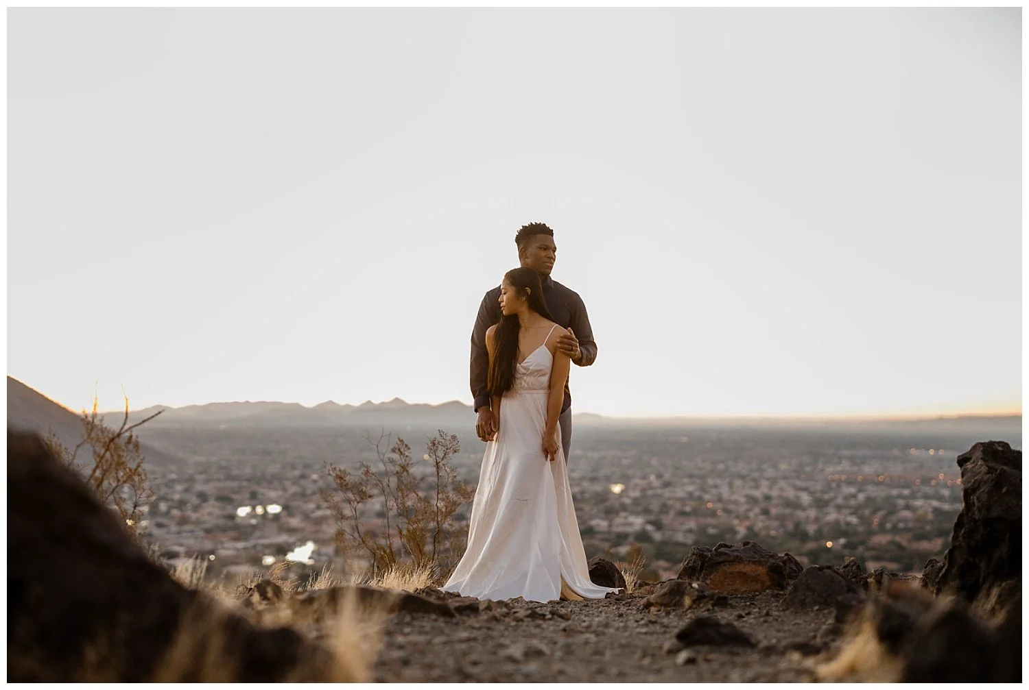 Thunderbird Conservation Center Sunrise Trail Elopement Photography| Jamie & Keenan | Phoenix Elopement Photographer