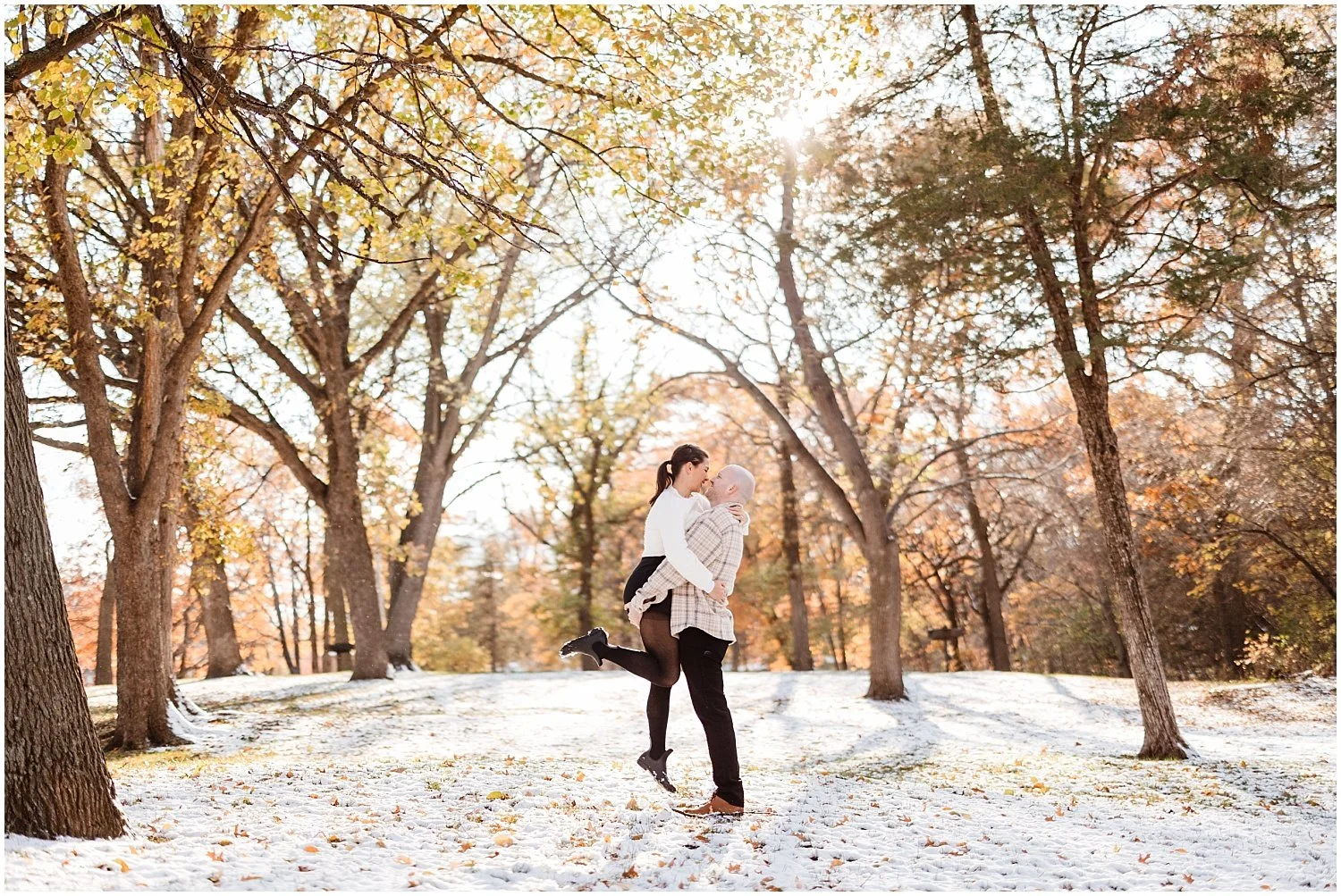 Moir Park Engagement Photography | Mattie & Kyle | Bloomington Engagement Photographer