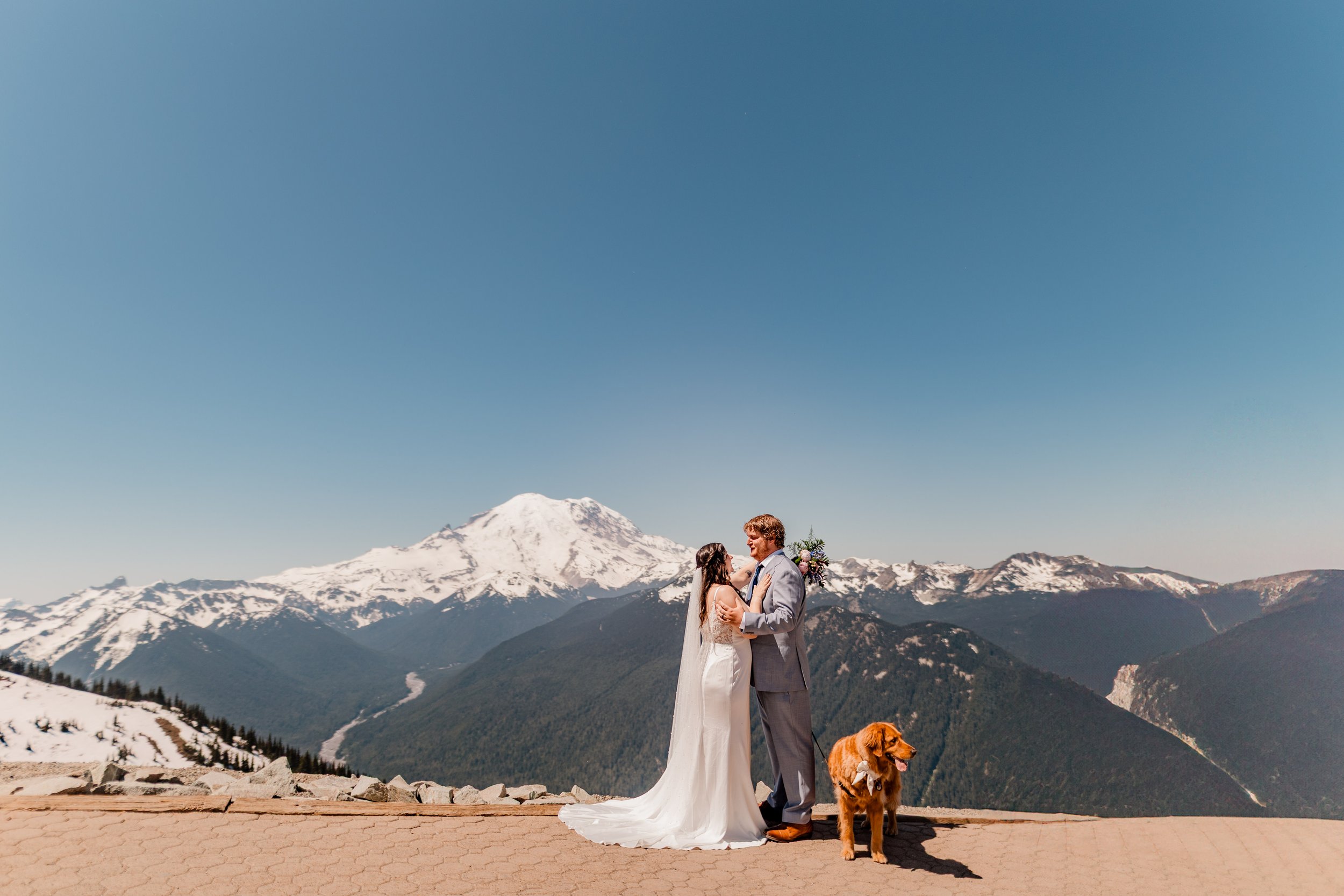 Mount Rainier Elopement Photography | Suzy &amp; Robert | Washington Elopement Photographer