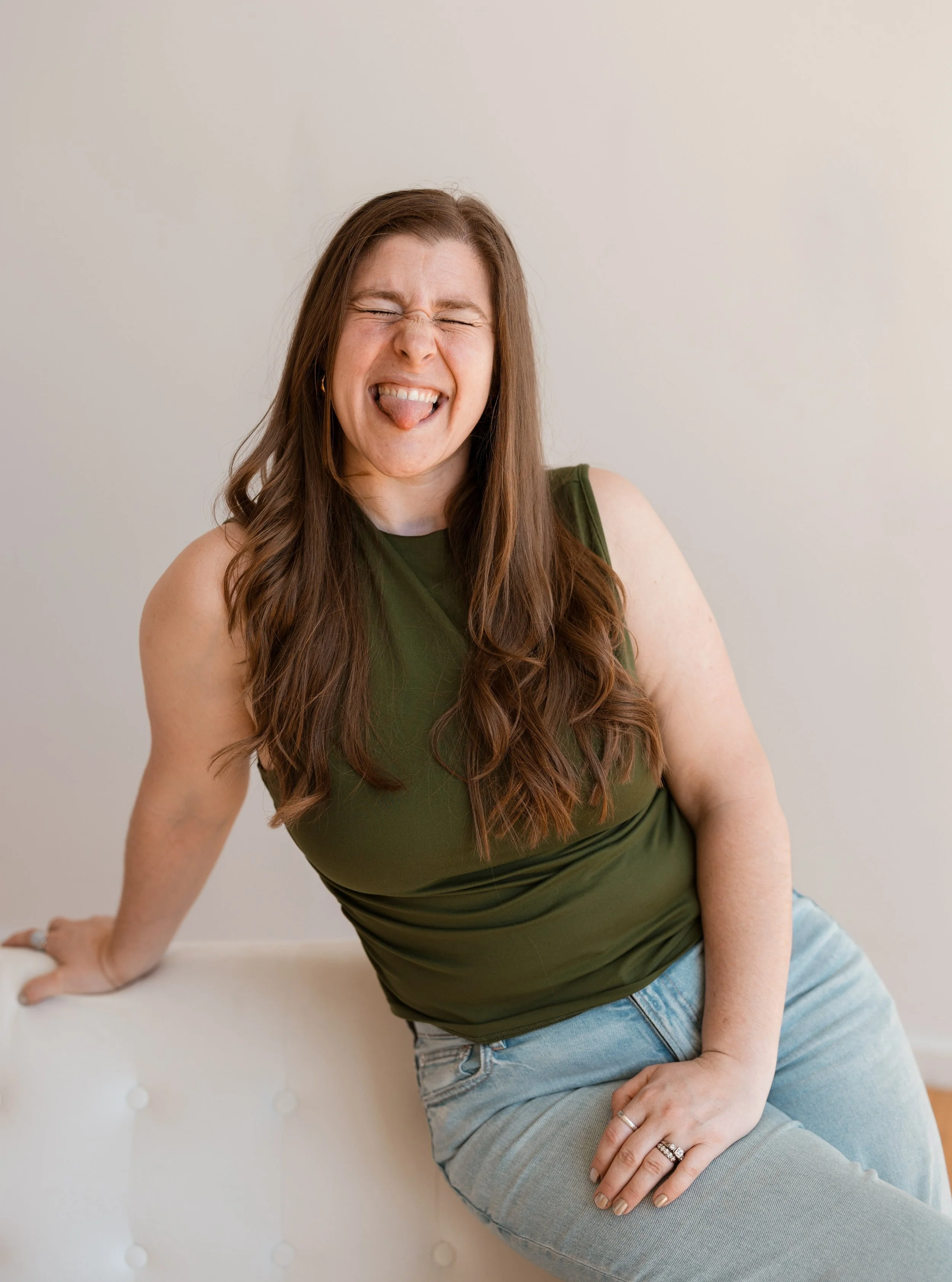 Hi! I'm Molly! 
Stepping in front of the camera so you can see who is behind all the joy on this page! 

I do my best to bring joy and warmth to your wedding day as your wedding photographer (aka professional third wheel/personal cheerleader). We pla