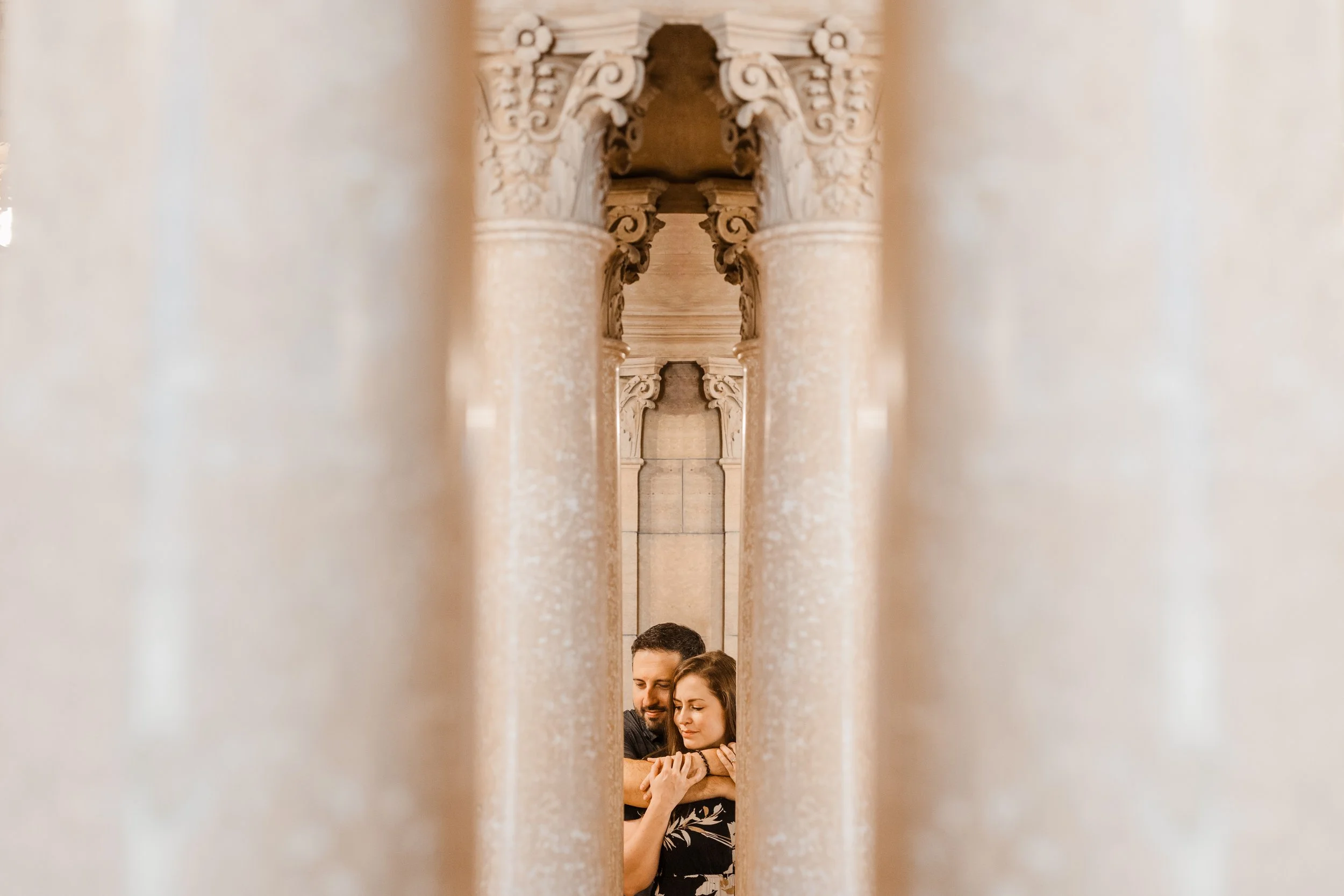 St. Paul Public Library Engagement Photography | Mara &amp; Zack | Saint Paul Engagement Photographer