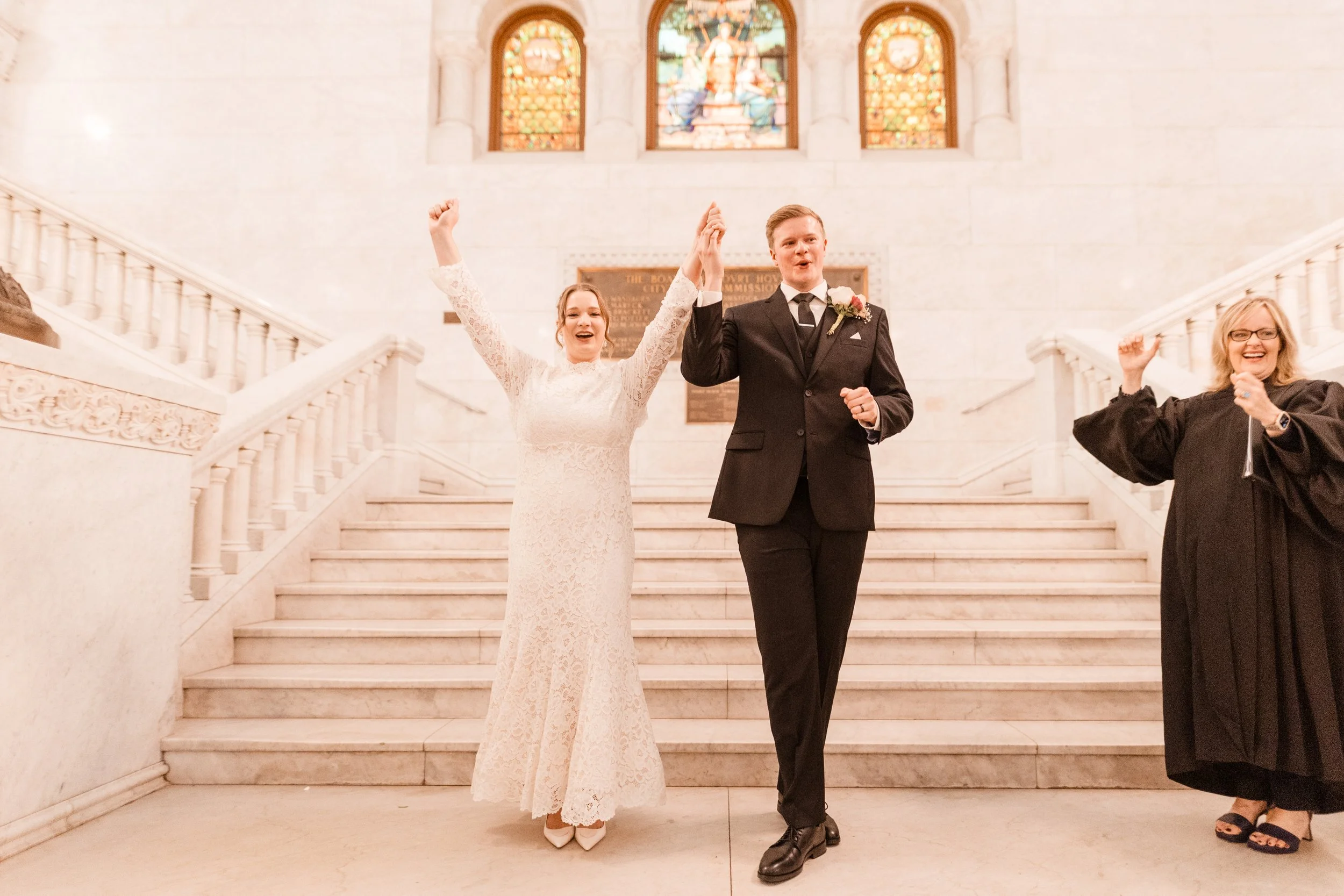 Minneapolis City Hall Wedding Photography | Jordan &amp; Cole | Minneapolis Courthouse Photographer