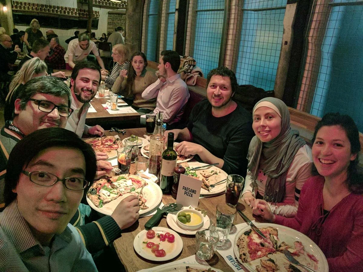 Group Dinner, May 2017