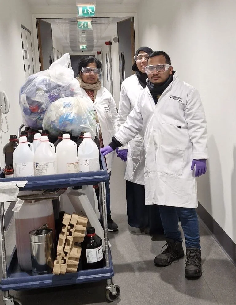 Our chemical waste squad.