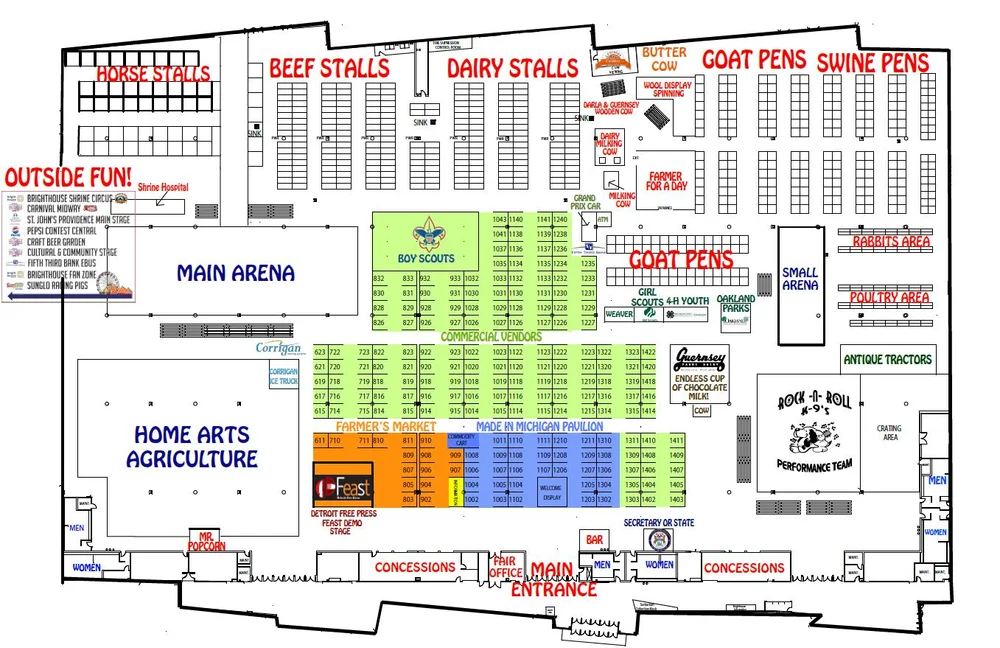 Oklahoma State Fairgrounds Map Backwoods Mustard Company Will Be At The Michigan State Fair — Backwoods  Mustard Company - Craft Mustard Made In Michigan