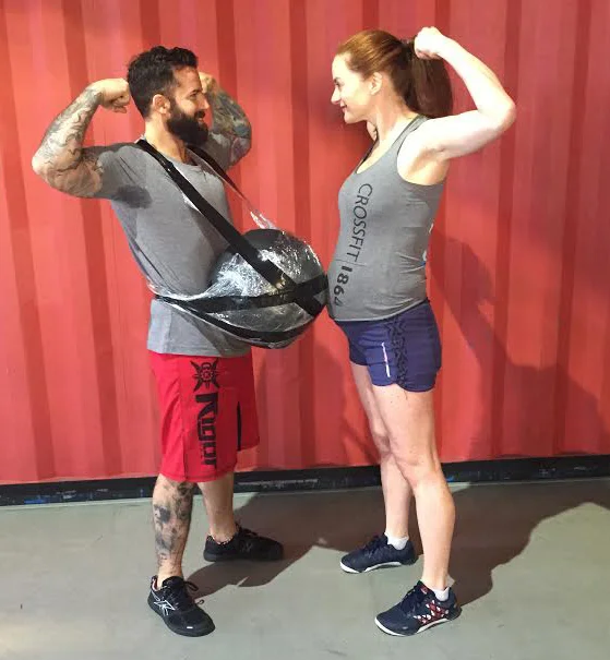 Ness and Tully face off before our Sympathy Pains WOD.... thanks to everyone who came down!
