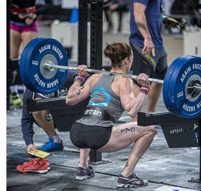 Just to be clear, I was not wearing my wrist straps to back squat... there was a strict press immediately after this, I swear!