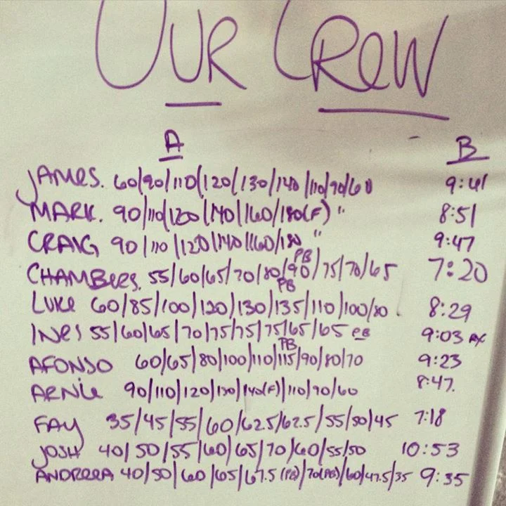 Check out all those back squat PBs!