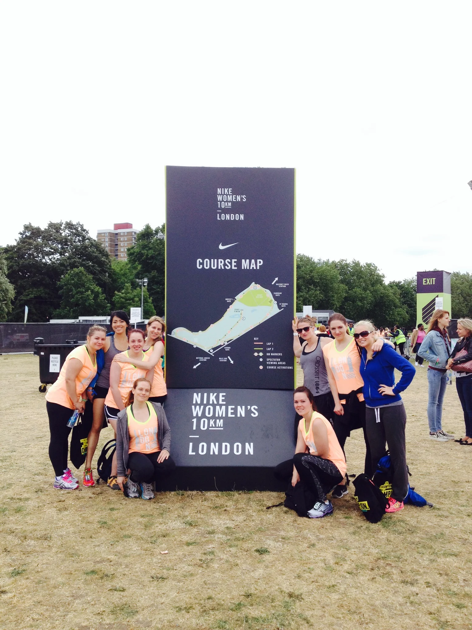 The crew after the Nike Women's 10k