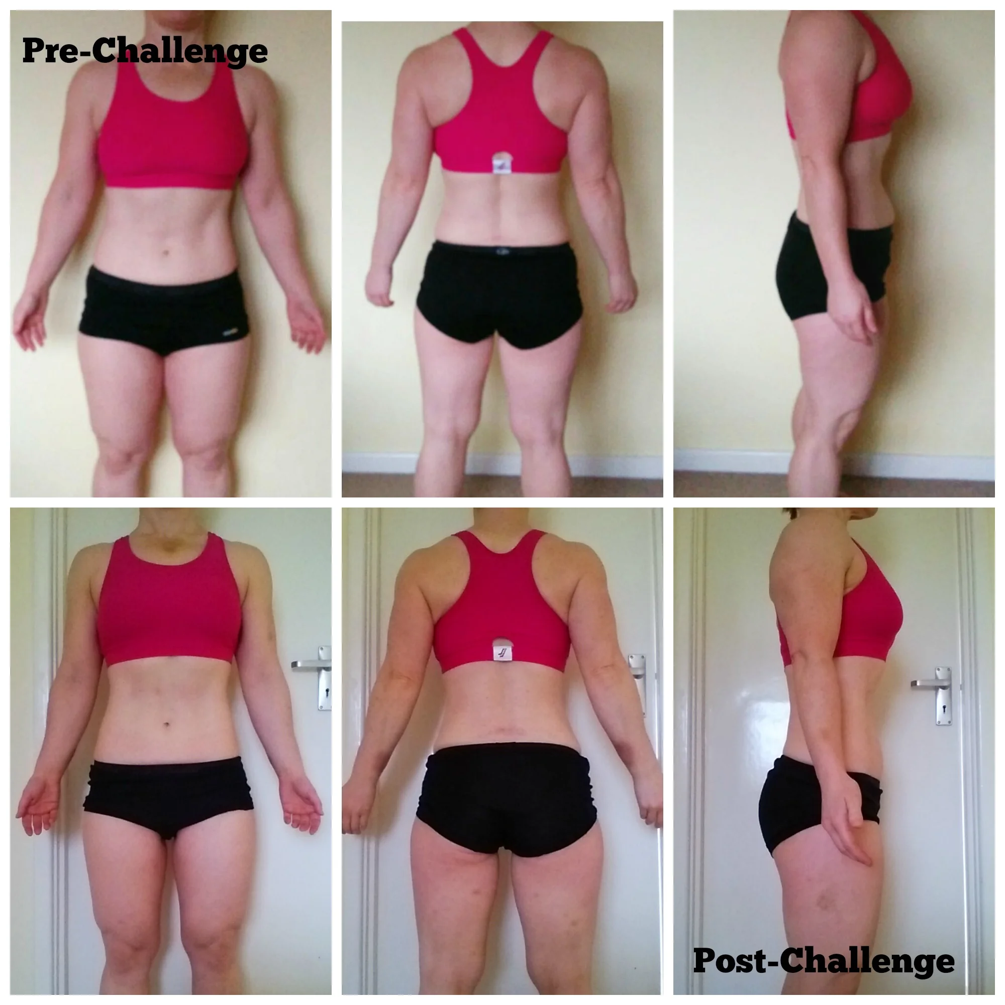 Beth before and after The Change Challenge