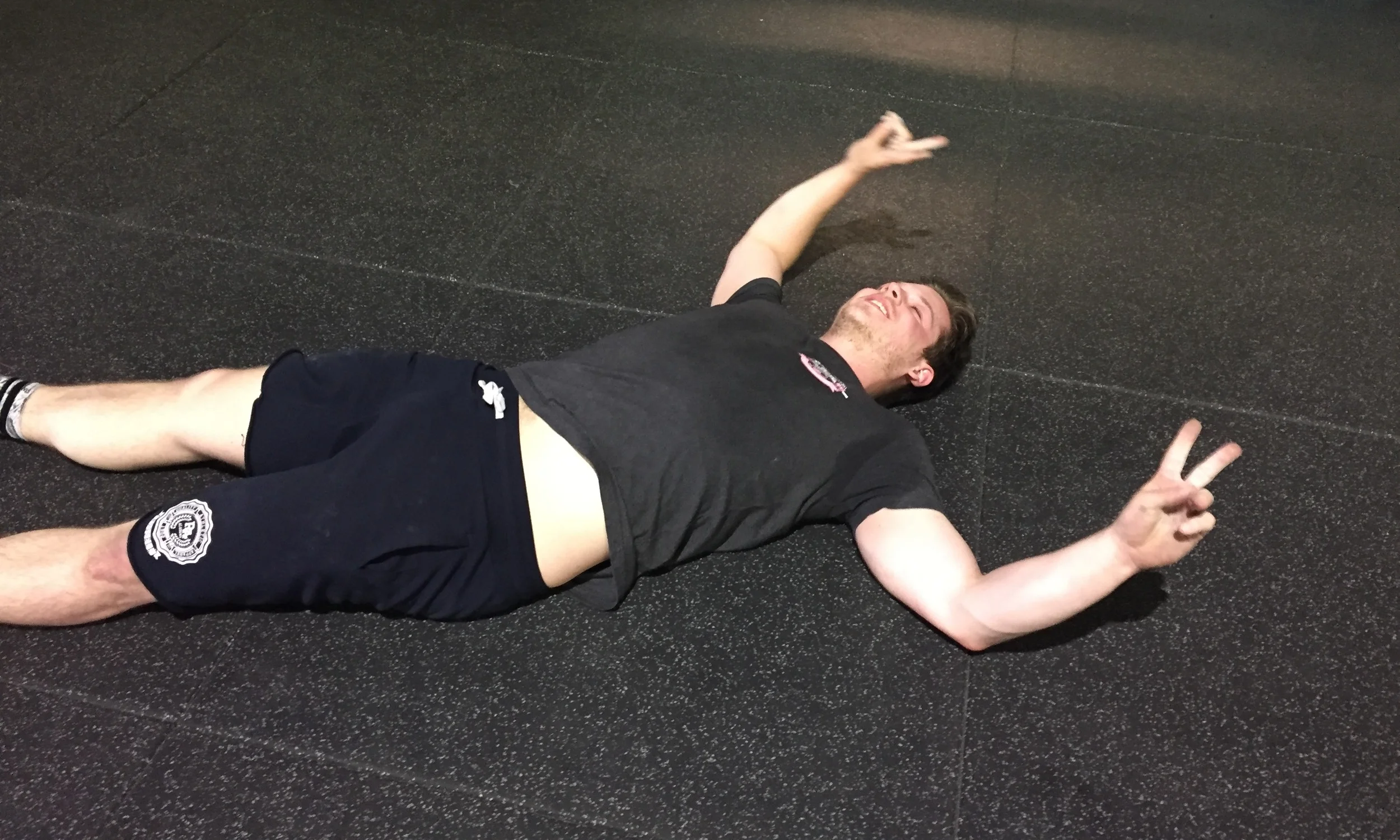 Rob enjoying that post-Murph feeling!