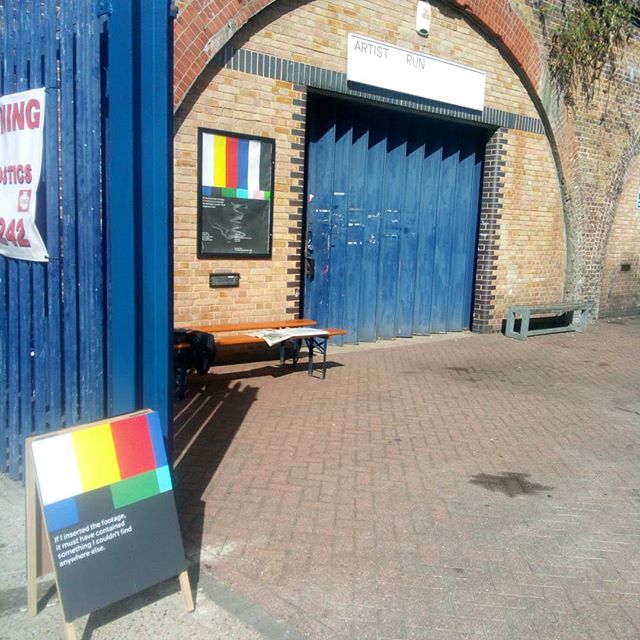 After a packed private view last night the show continues @peckhamartistrun today and Saturday. Great work from @hometape_ @annie.jane.jones @marcdepierrefeu @_z_s_w and a work-in-progress piece by me made in VR and displayed on the floor. Come down and check check check #peckham #gallery #movingimage #installation #vr #collage #framing #remix