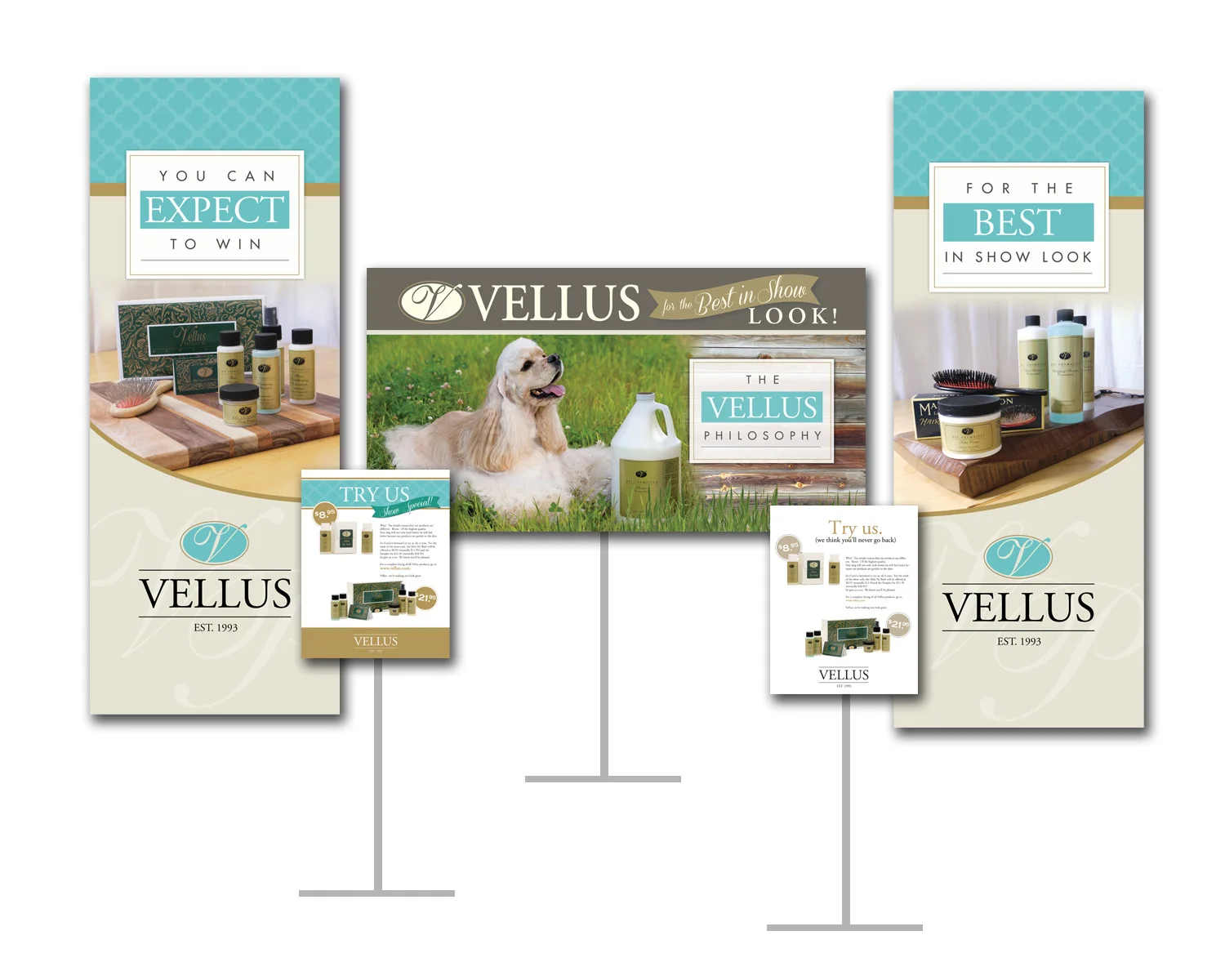 Trade show booth banners and signage