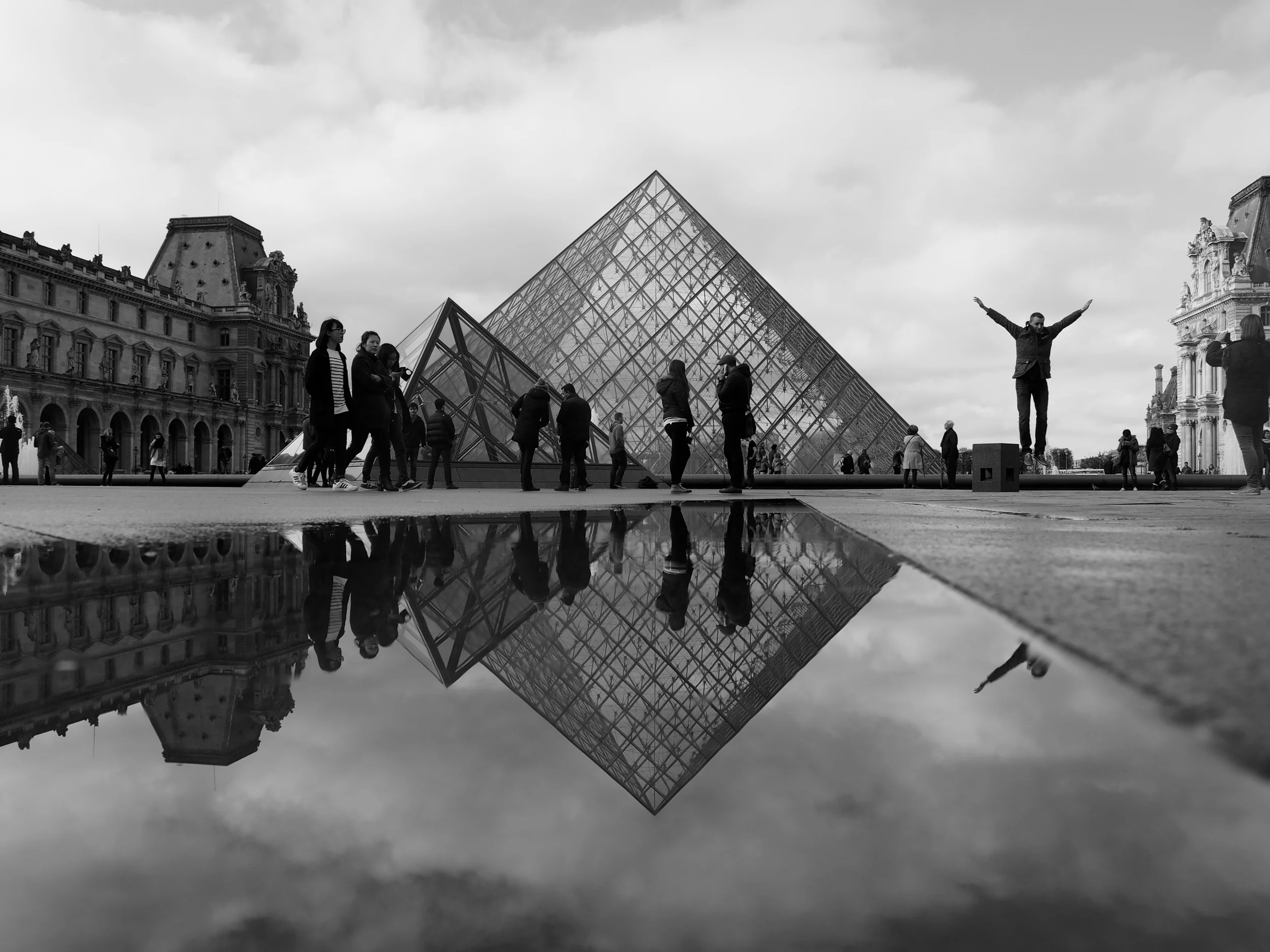 Louvre Puddle