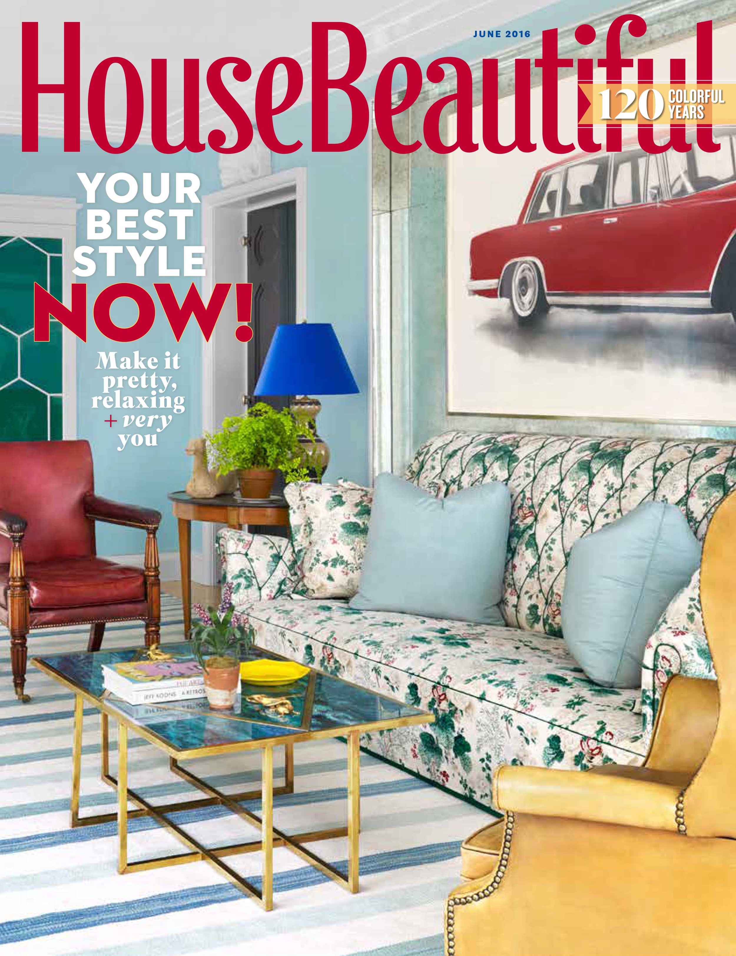 Colorful, Patterned Wooden tiles featured as Ryland Witt's favorite things in House Beautiful June 2016 #MirthStudio