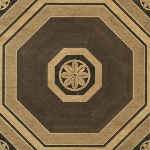 Natural Stately Octagon wood tile #mirthstudio