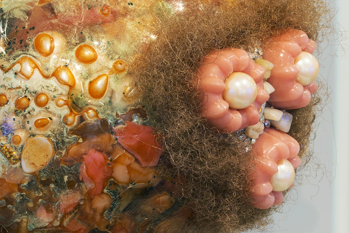 Pearl Necklace with Meat Sack (micro)