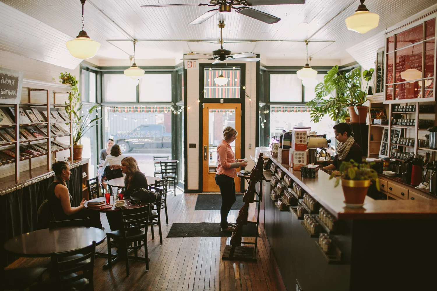 The sparrows coffee, tea, & Newsstand | Grand Rapids, MI
