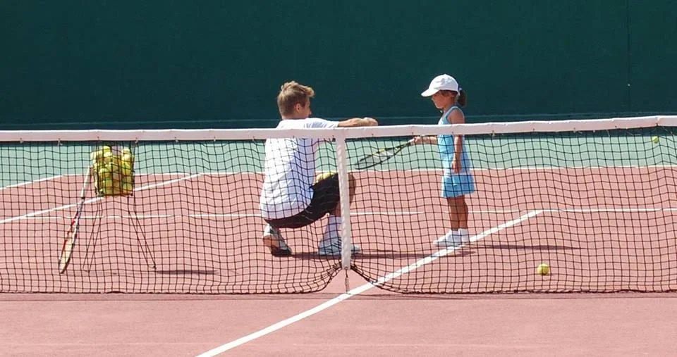 Nikki teaching one of his aspiring stars, Mercedes.