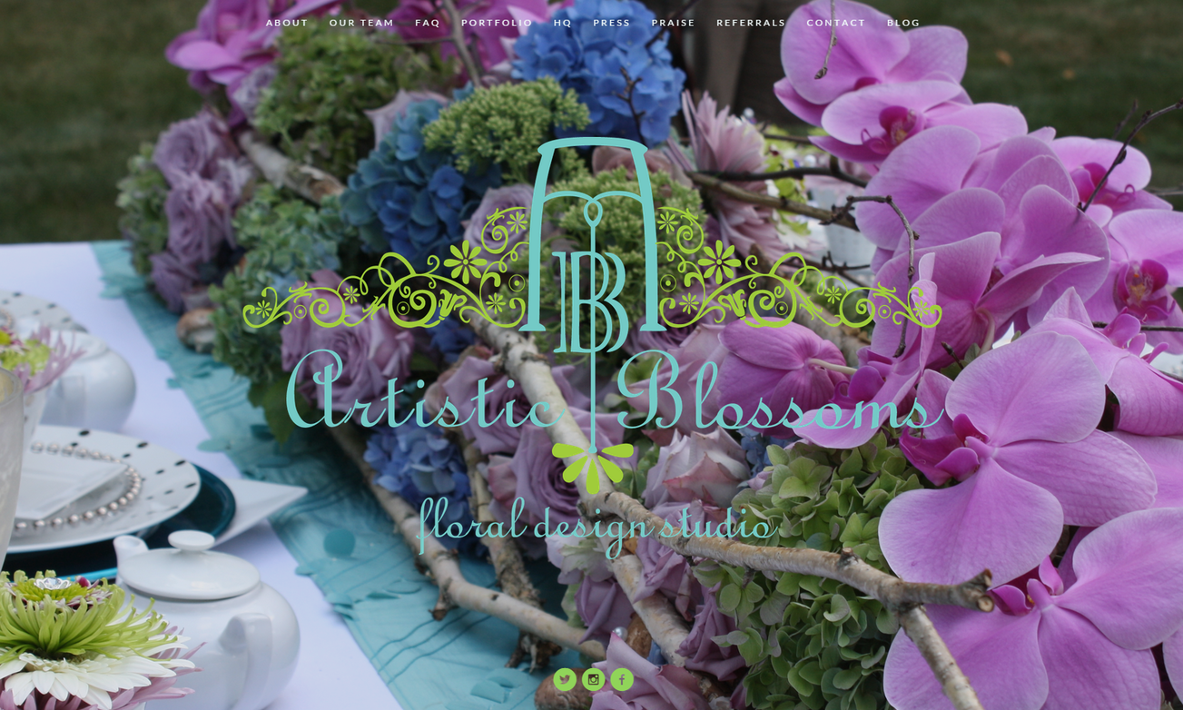 Artistic Blossom's New & Improved Website!
