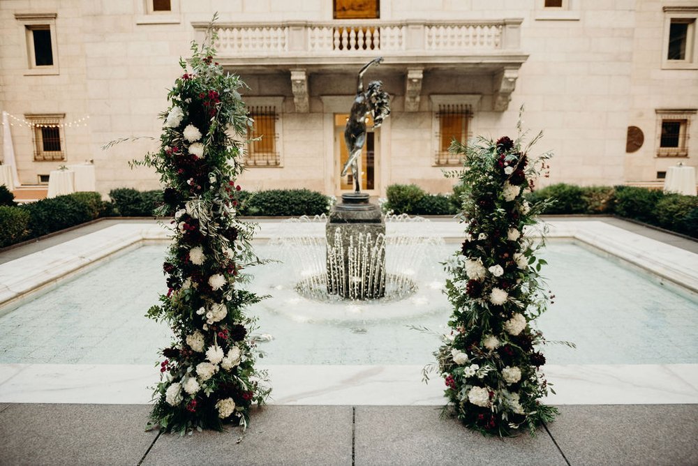 Naturally Inspired Wedding at the Boston Public Library