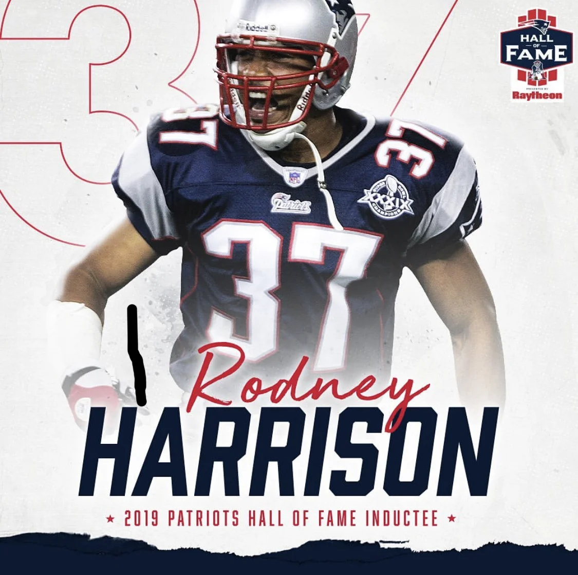 Rodney Harrison voted into the Patriots Hall of Fame